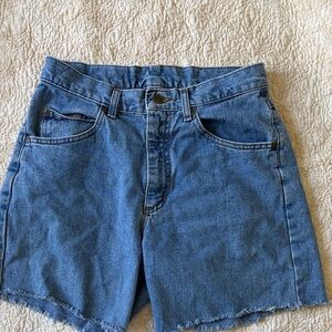 L.L. Bean Women's Classic Blue Denim Shorts